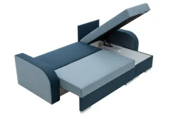 Narożniki^Narożnik z 2 pojemnikami niebieski DUO