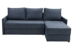 Sale Narożnik z 2 pojemnikami szaroniebieski BALI