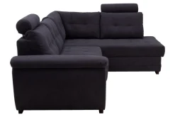 New Exline Narożnik z 2 zagłówkami ciemnoszary FALCO prawy