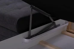 New Exline Narożnik z 2 zagłówkami ciemnoszary FALCO prawy