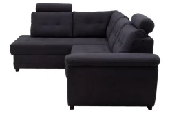 New Exline Narożnik z 2 zagłówkami ciemnoszary FALCO lewy