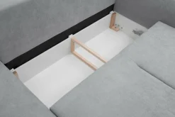 New Fresh Narożnik z funkcją spania szary TENDER lewy