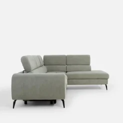 Discount New Form Narożnik z regulowanymi zagłówkami jasnoszary JAZZY L prawy