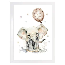 New Obraz do pokoju dziecięcego LITTLE ELEPHANT 20x30 cm