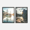 Best inny Obrazy na ścianę WALL SCENERY, 2 szt. 30x40 cm