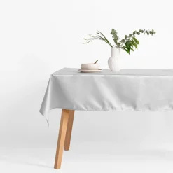 Clearance inny Obrus żakardowy w liście miłorzębu szary GINA 140x220 cm