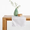 Sale inny Obrus żakardowy w listki biały ACACIA 40x120 cm