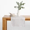 Clearance inny Obrus biały w srebrny marmur LYMIO 40x120 cm
