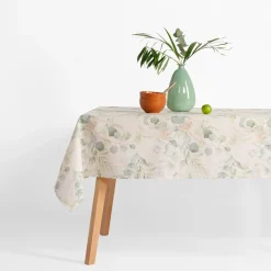 inny Obrusy, Serwetki I Bieżniki|Obrusy, Serwetki I Bieżniki^Obrus z lnem w liście GARDENA 140x240 cm