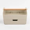 Discount inny Organizer z szufladą beżowy 23x14,5x14,5 cm