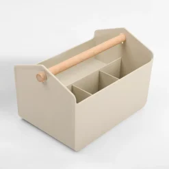 Discount inny Organizer z szufladą beżowy 23x14,5x14,5 cm