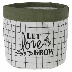 Donice, Osłonki I Kwietniki^Osłonka na doniczkę materiałowa MIX 21 cm