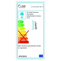 Hot Oświetlenie pionowe LED LUMEN Q+TREND 214 cm, barwa zimna