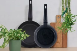 Sale Patelnia na indukcję czarna OLIO 24 cm