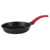 Discount Patelnia na indukcję z czerwoną rączką REVERO 24 cm