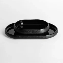 New inny Patera owalna czarna 26,8 cm