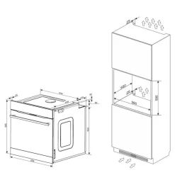 Clearance AMICA Piekarnik ED37615V STUDIO OPENUP