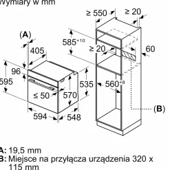 BOSCH Piekarniki^Piekarnik seria 4 z termoobiegiem 3D HBA214EB3
