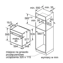 Siemens Piekarniki^Piekarnik do zabudowy IQ700 czarny HB736G1B1