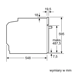 Siemens Piekarniki^Piekarnik do zabudowy IQ700 czarny HB736G1B1