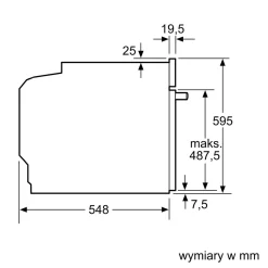 Siemens Piekarniki^Piekarnik do zabudowy IQ500 czarny HB537GES3