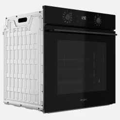 WHIRLPOOL Piekarniki^Piekarnik do zabudowy z hydrolizą czarny OMK58HU1B