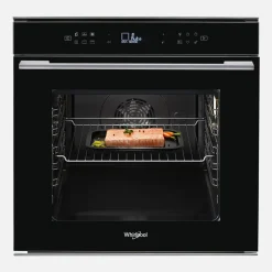 WHIRLPOOL Piekarniki^Piekarnik elektryczny do zabudowy samoczyszczący, czarny W7 OM4 4S1 P BL