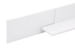 Online Półka wisząca biała minimalistyczna PLISSEE 140 cm
