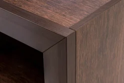 Clearance DiTrendi Półka wisząca ciemny brąz PARIS