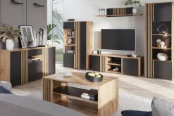 Outlet DiTrendi Półka wisząca z lamelami MALAGA