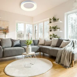 Clearance Zumaline Plafon biały LED CAMERON 60 cm