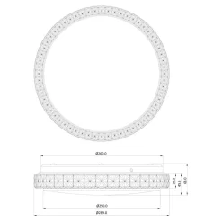 Discount Paul Neuhaus Plafon FRIDA LED 14370-00