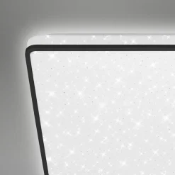 Plafony|Wszystkie Lampy Sufitowe^Plafon LED glamour biało-czarny LINO 27 cm