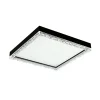 Zumaline Plafony|Wszystkie Lampy Sufitowe^Plafon LED kwadratowy czarny REGI 45,8 cm
