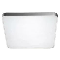 New Zumaline Plafon LED kwadratowy srebrny SIERRA 40 cm