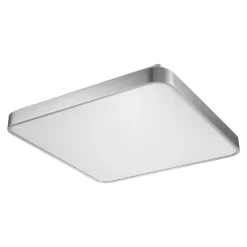 New Zumaline Plafon LED kwadratowy srebrny SIERRA 40 cm