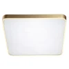 Zumaline Plafony|Wszystkie Lampy Sufitowe^Plafon LED kwadratowy złoty SIERRA 40 cm