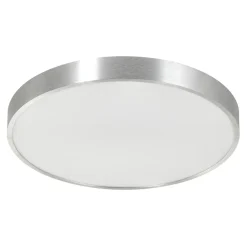Zumaline Plafony|Wszystkie Lampy Sufitowe^Plafon LED okrągły srebrny SIERRA 40 cm