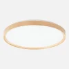 Sale LED-POL Plafon LED okrągły 36W jasne drewno ORO-OLMO 39 cm