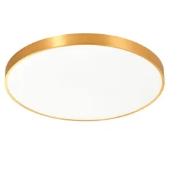 Zumaline Plafony|Wszystkie Lampy Sufitowe^Plafon LED okrągły złoty SIERRA 60 cm
