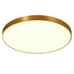Zumaline Plafony|Wszystkie Lampy Sufitowe^Plafon LED okrągły złoty SIERRA 60 cm