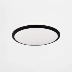 Clearance Zumaline Plafon LED 24W czarny MOREN 28 cm