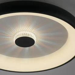 Paul Neuhaus Plafony|Wszystkie Lampy Sufitowe^Plafon LED 37W czarny VERTIGO z pilotem fi 61,5 cm