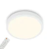 Plafony|Wszystkie Lampy Sufitowe^Plafon LED z pilotem biały RUNA 38 cm