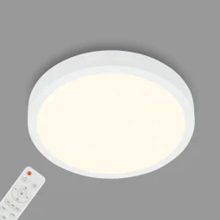 Plafony|Wszystkie Lampy Sufitowe^Plafon LED z pilotem biały RUNA 38 cm