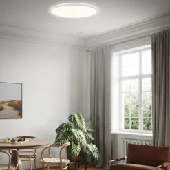 Best Plafon LED z pilotem biały SLIM 42 cm