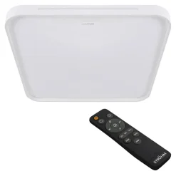 Plafony|Wszystkie Lampy Sufitowe^Plafon LED z pilotem 24W biały WENA 34 cm
