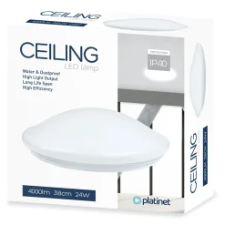 PLATINET S.A. Plafony|Wszystkie Lampy Sufitowe^Plafon okrągły biały 24W 38