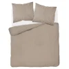 Best Pościel bawełniana adamaszek taupe PURE 220x200 cm