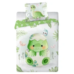 Discount Faro Pościel bawełniana PRZYTULAKI DINO 100x135 cm